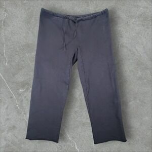 Vultures Sweatpants Men 2 Black Fleece Lined Kanye West Drawstring Relaxed Baggy